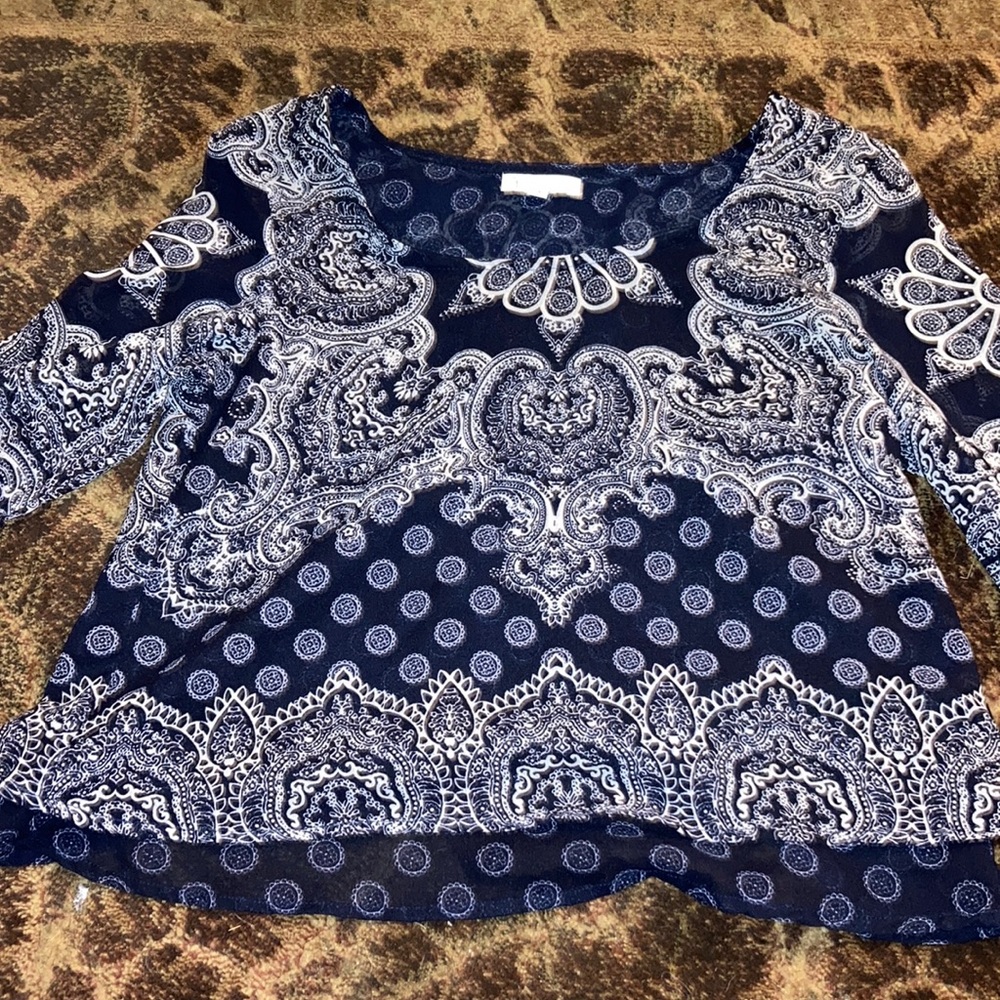 pretty navy blue dress shirt